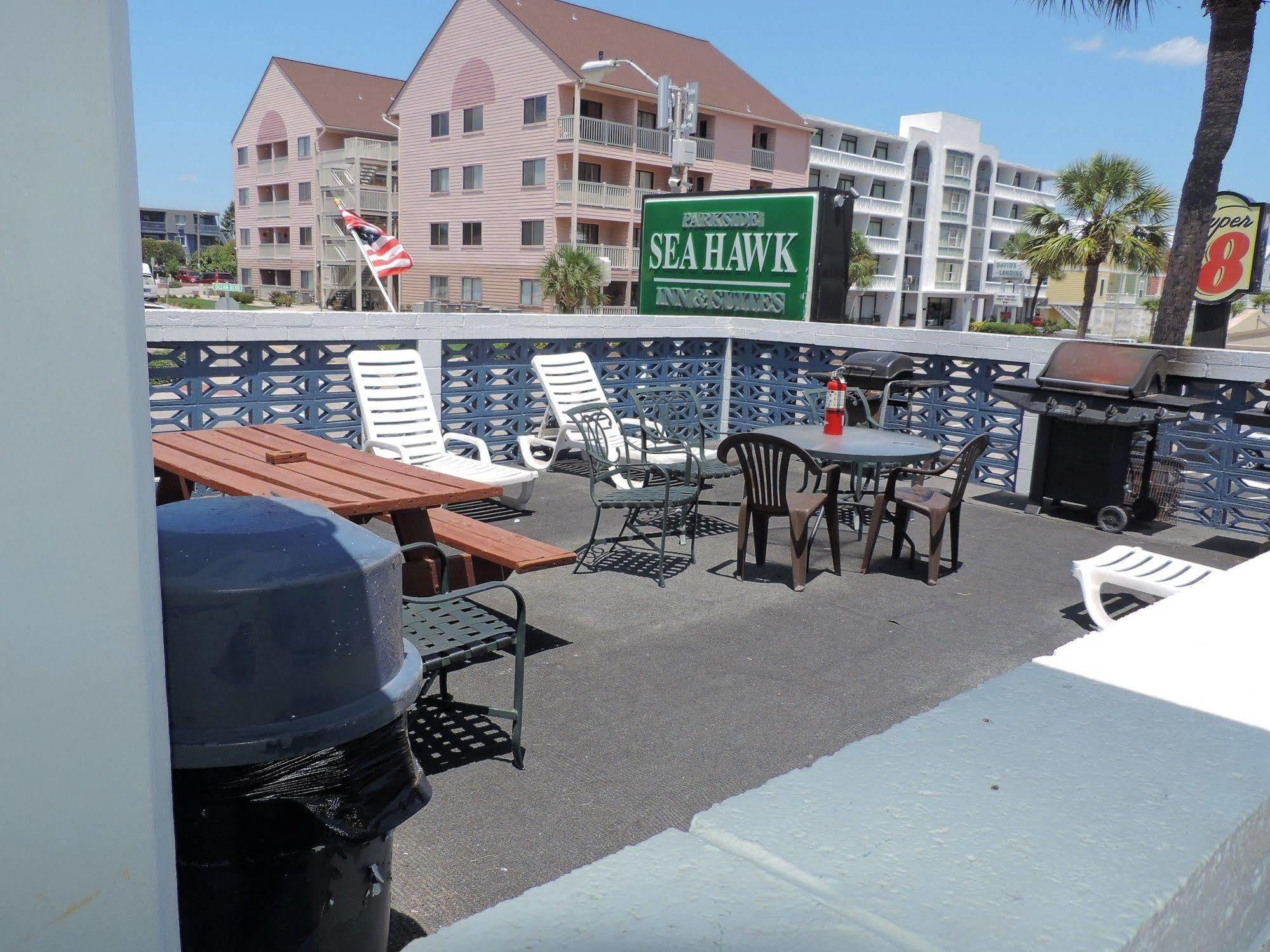 Sea Hawk Oceanfront Motel Myrtle Beach Zewnętrze zdjęcie